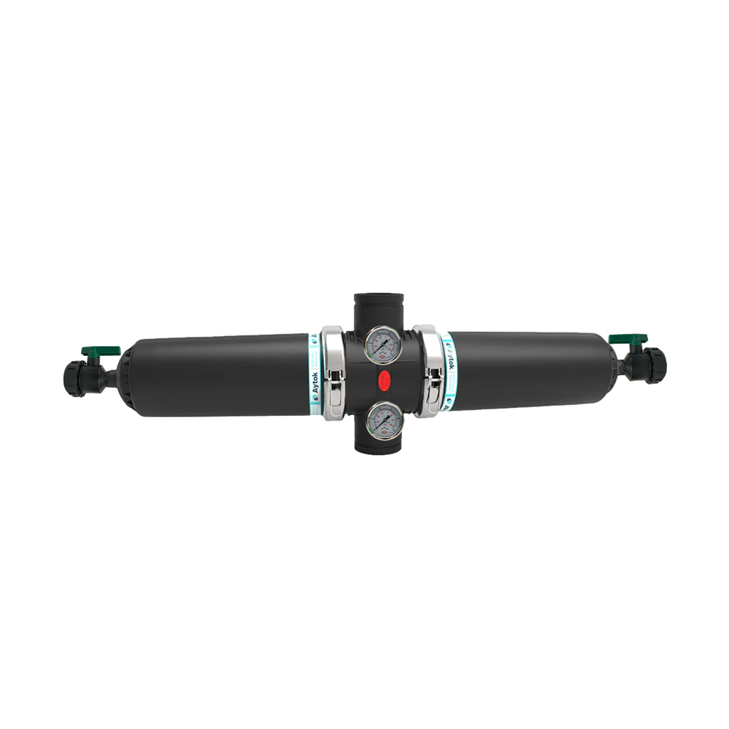 4" Plastic Double Semi-Automatic Self-Cleaning Disc Filter - Aytok - 0020 